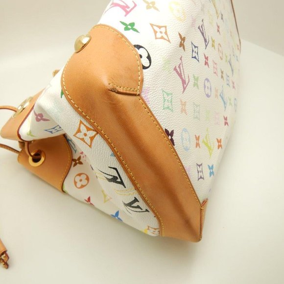 Louis Vuitton Multicolor Ursula Shoulder Bag Bron White - Picture 6 of 9